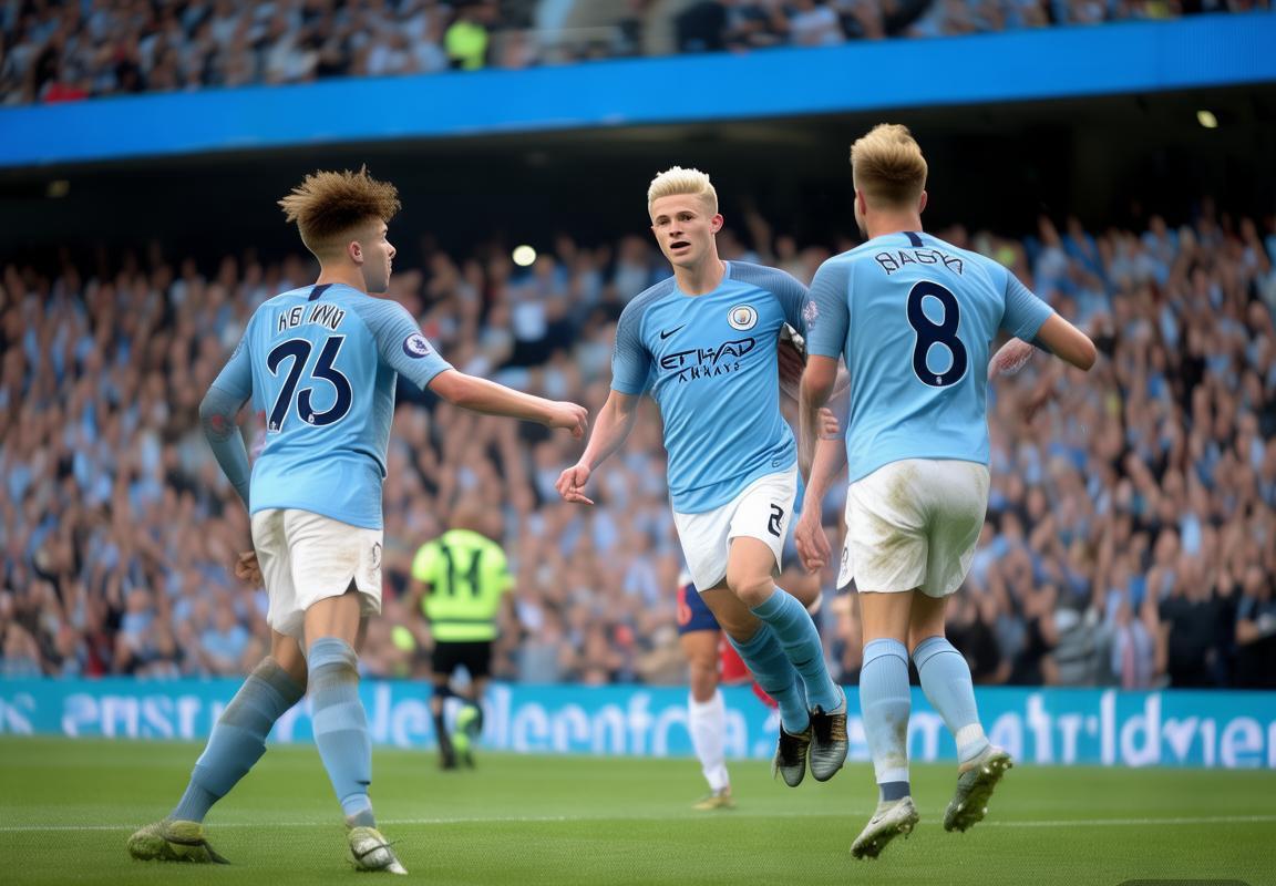 福登补时绝杀引爆伊蒂哈德球场，滑跪庆祝点燃曼城球迷欢呼，曼城惊天逆转永载史册！